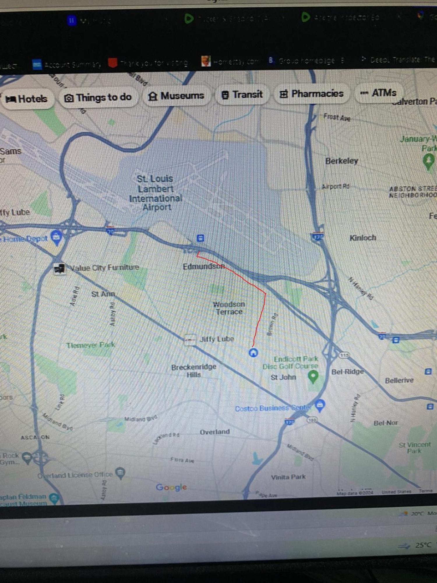 Cozy Room Near Airport & Highway سانت لويس المظهر الخارجي الصورة